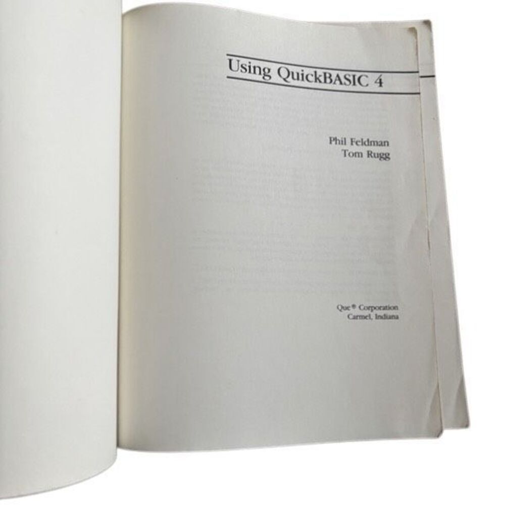 Using Quickbasic 4 Book - Picture 3 of 5